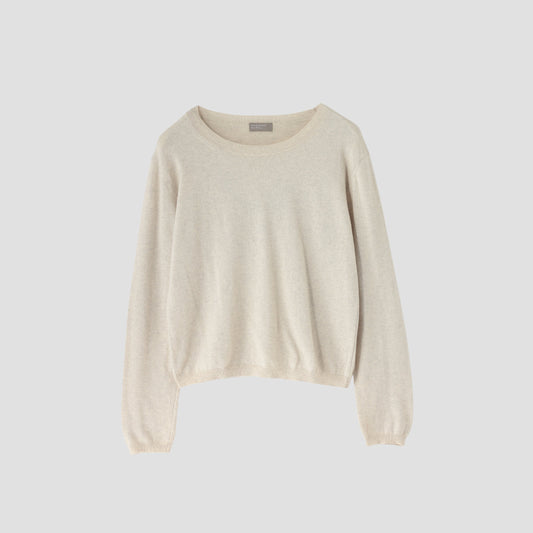 TWISTED CASHMERE COTTON KNIT