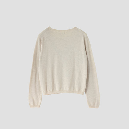 TWISTED CASHMERE COTTON KNIT