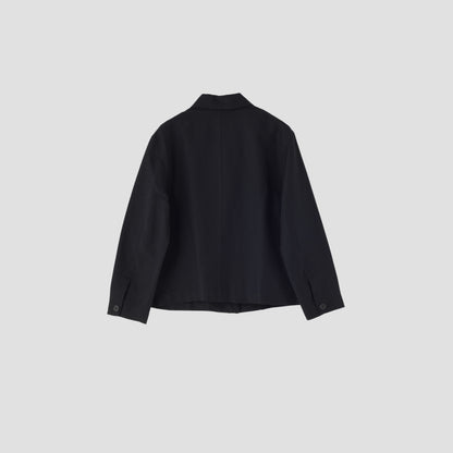 LINEN WOOL TWILL JACKET
