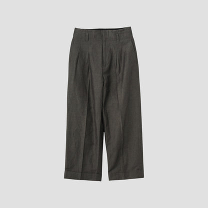 LINEN COTTON TROUSERS