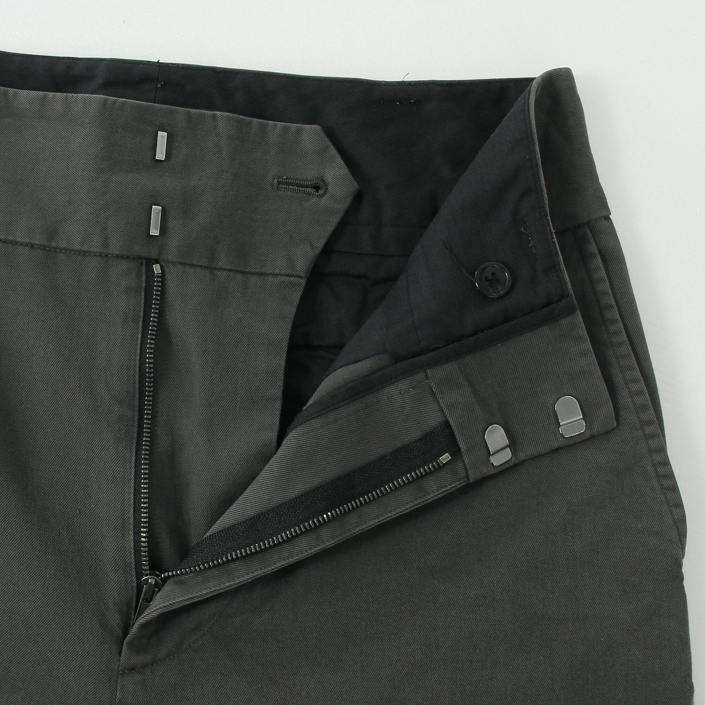 COTTON TWILL TROUSERS