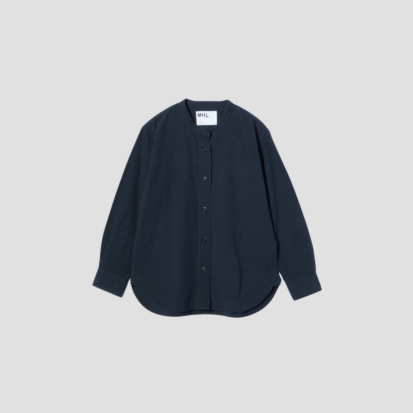 COTTON LINEN PLAIN WEAVE SHIRT