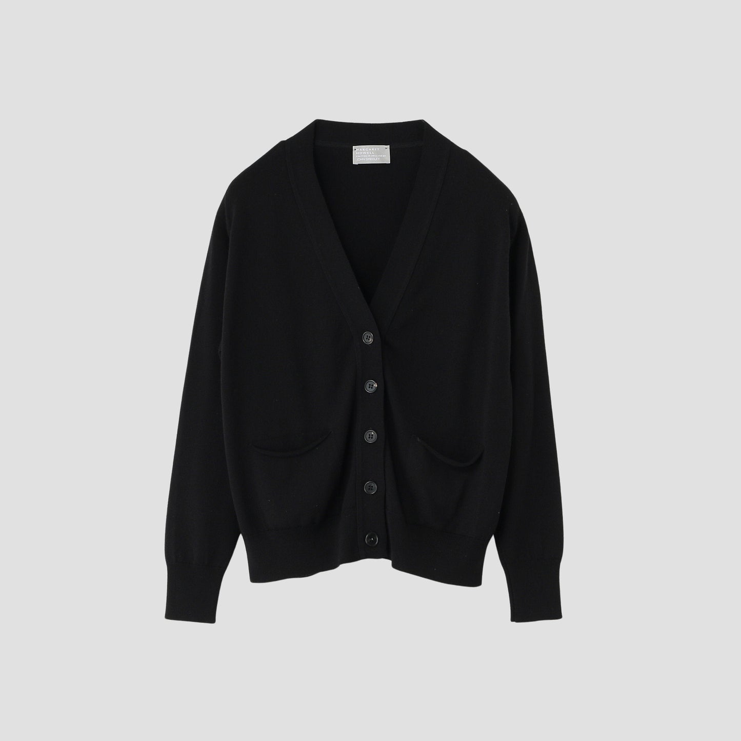 MERINO V NECK CARDIGAN KNIT