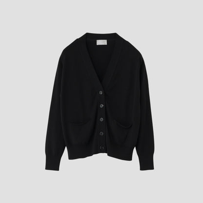 MERINO V NECK CARDIGAN KNIT
