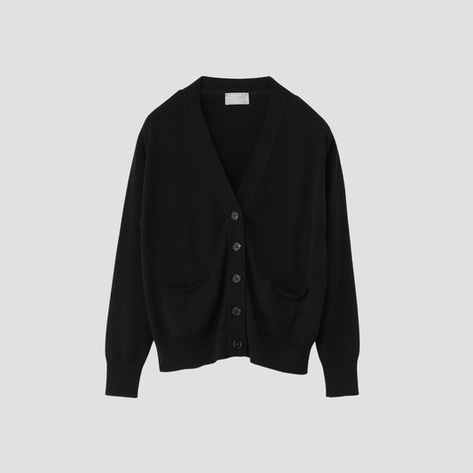 MERINO V NECK CARDIGAN KNIT