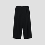 WOOL COTTON LINEN BARATHEA TROUSERS