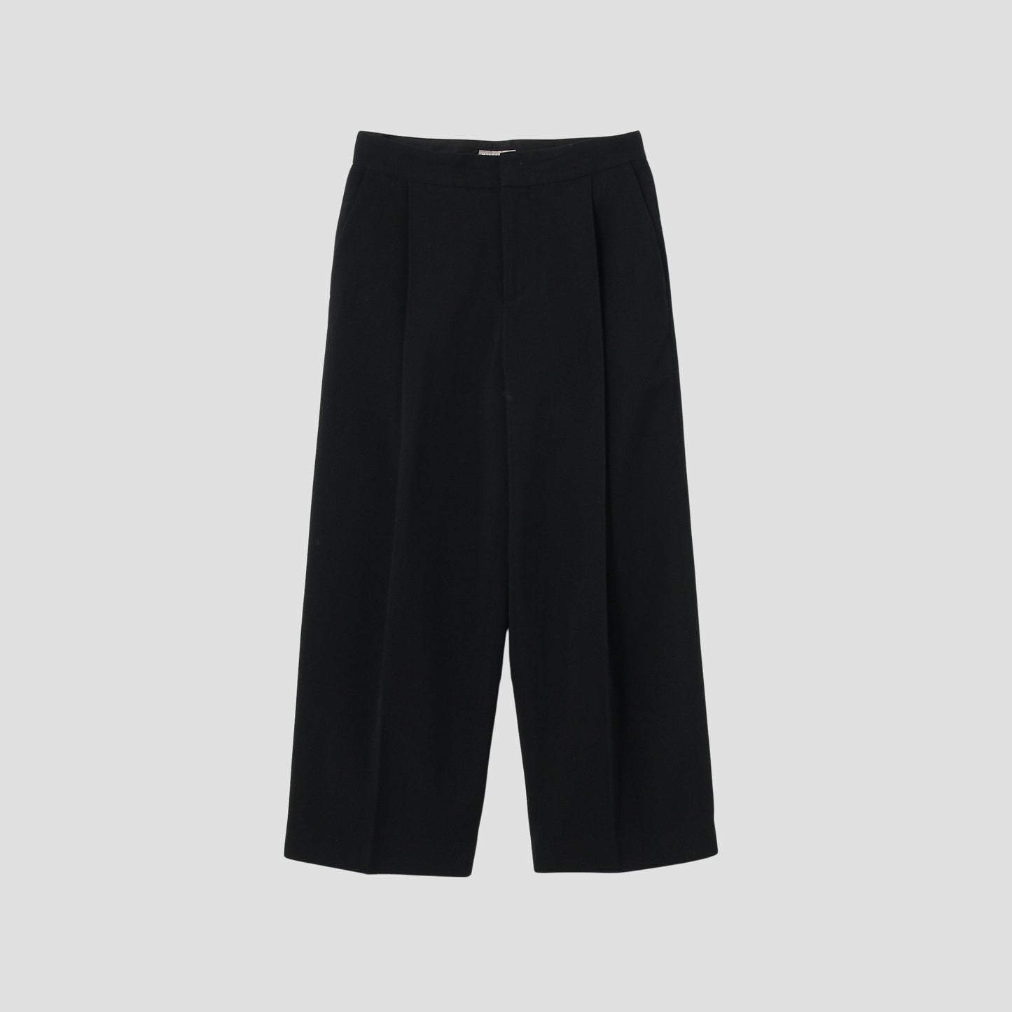 WOOL COTTON LINEN BARATHEA TROUSERS
