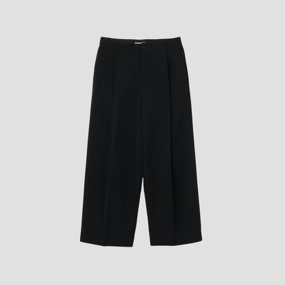 WOOL COTTON LINEN BARATHEA TROUSERS