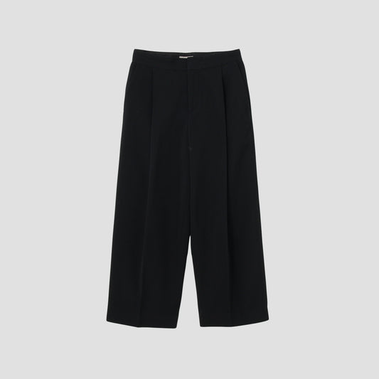 WOOL COTTON LINEN BARATHEA TROUSERS