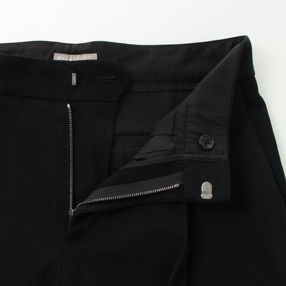 WOOL COTTON LINEN BARATHEA TROUSERS