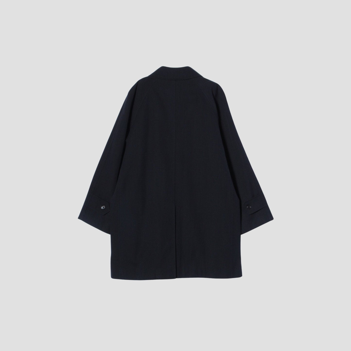 WOOL COTTON GABARDINE COAT