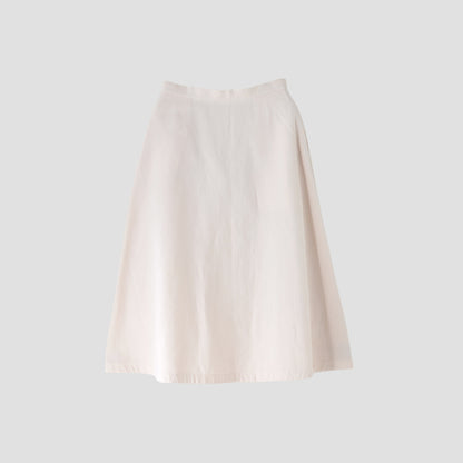 HIGH TWIST COTTON LINEN SKIRT