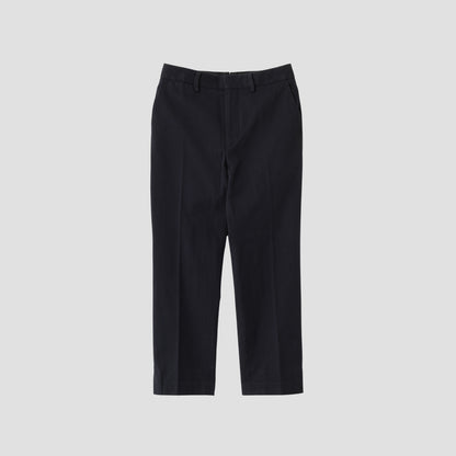 YARN DYE HEAVY COTTON TWILL TROUSERS