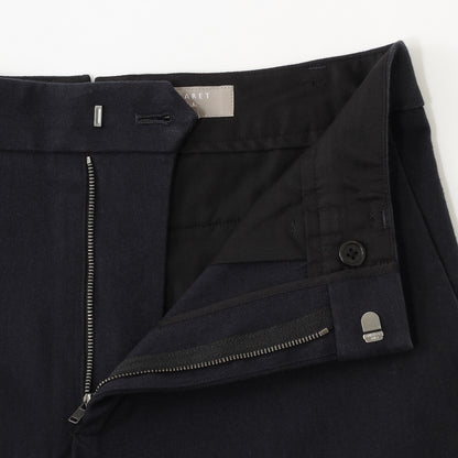 YARN DYE HEAVY COTTON TWILL TROUSERS