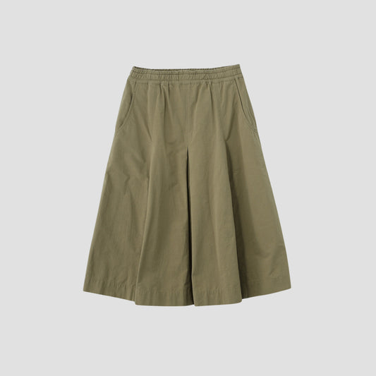 COTTON PLAIN WEAVE SKIRT