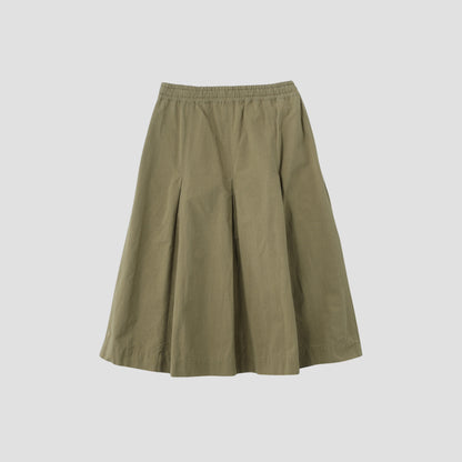 COTTON PLAIN WEAVE SKIRT