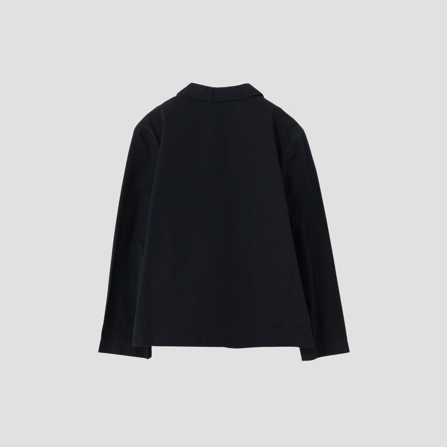 WASHED YARN DYE COTTON POPLIN JACKET