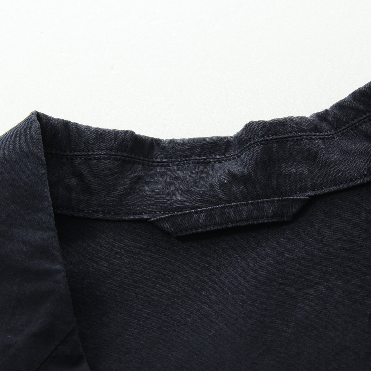 WASHED YARN DYE COTTON POPLIN JACKET