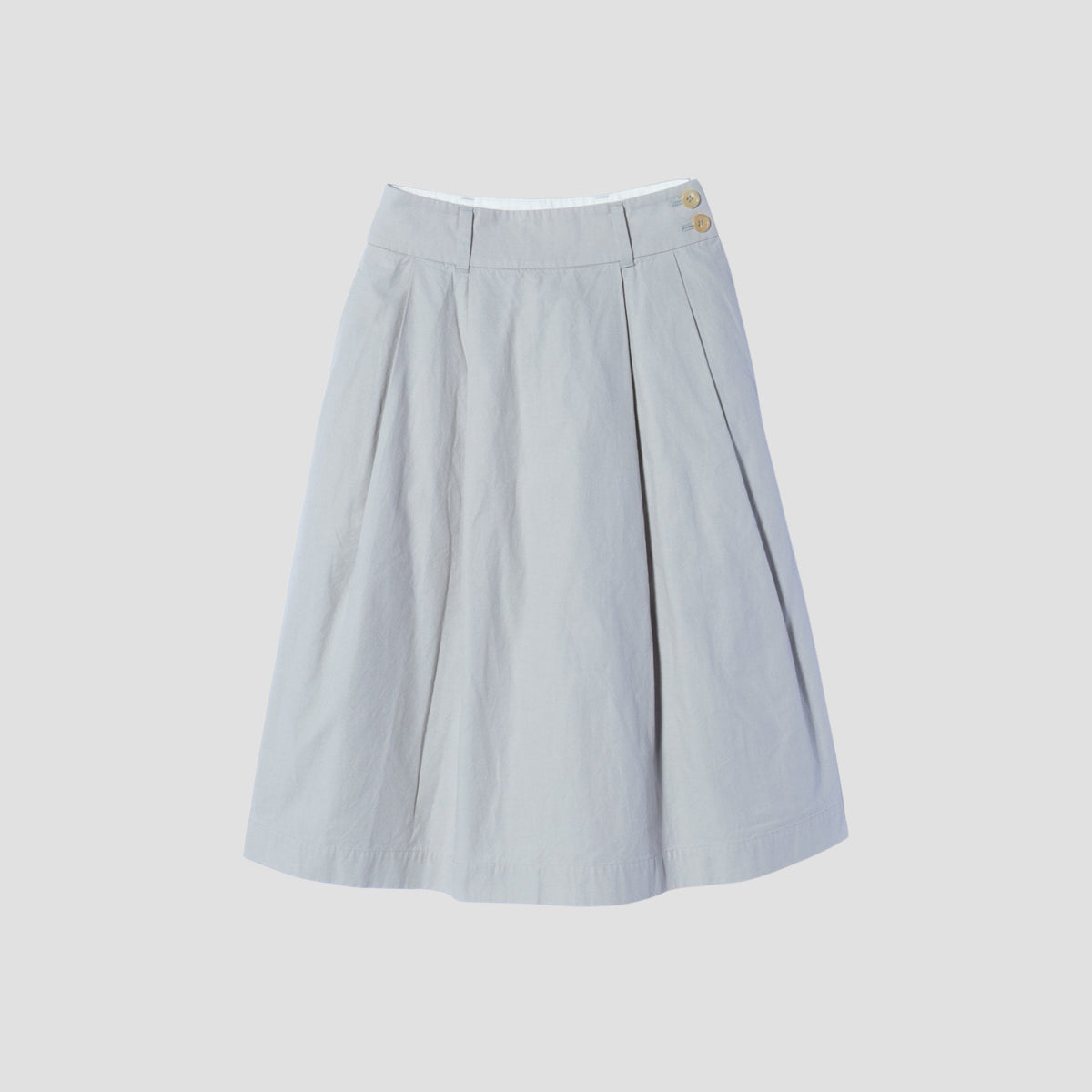 COTTON OXFORD SKIRT