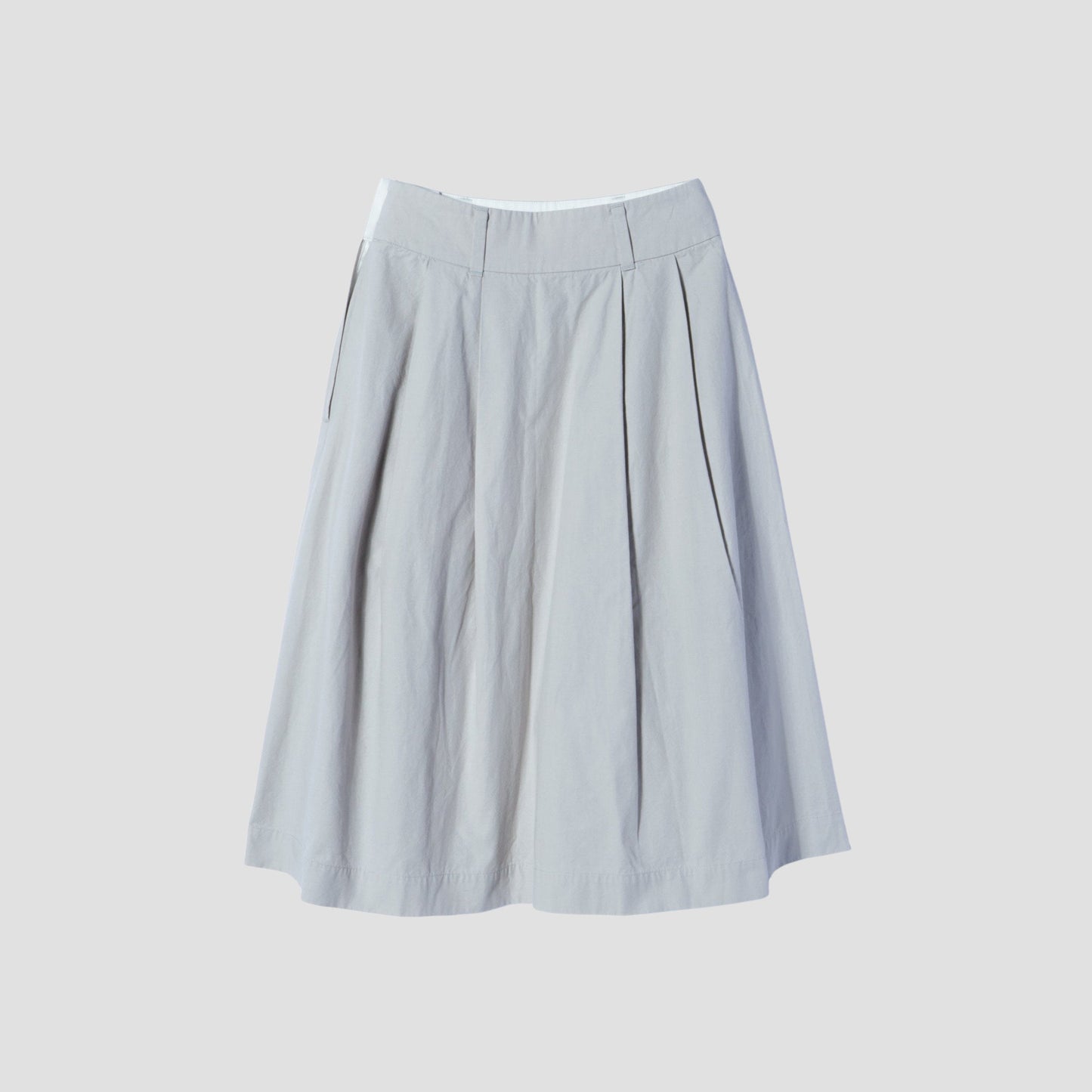 COTTON OXFORD SKIRT