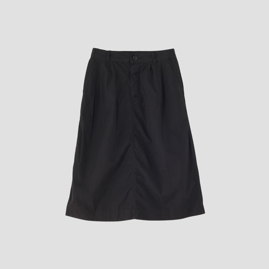 COMPACT TOUGH COTTON POPLIN SKIRT