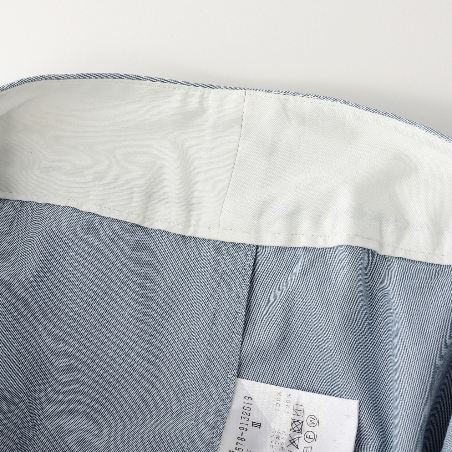 HAIRLINE STRIPE COTTON SKIRT