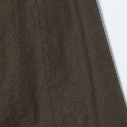 COTTON LINEN TWILL DRESS