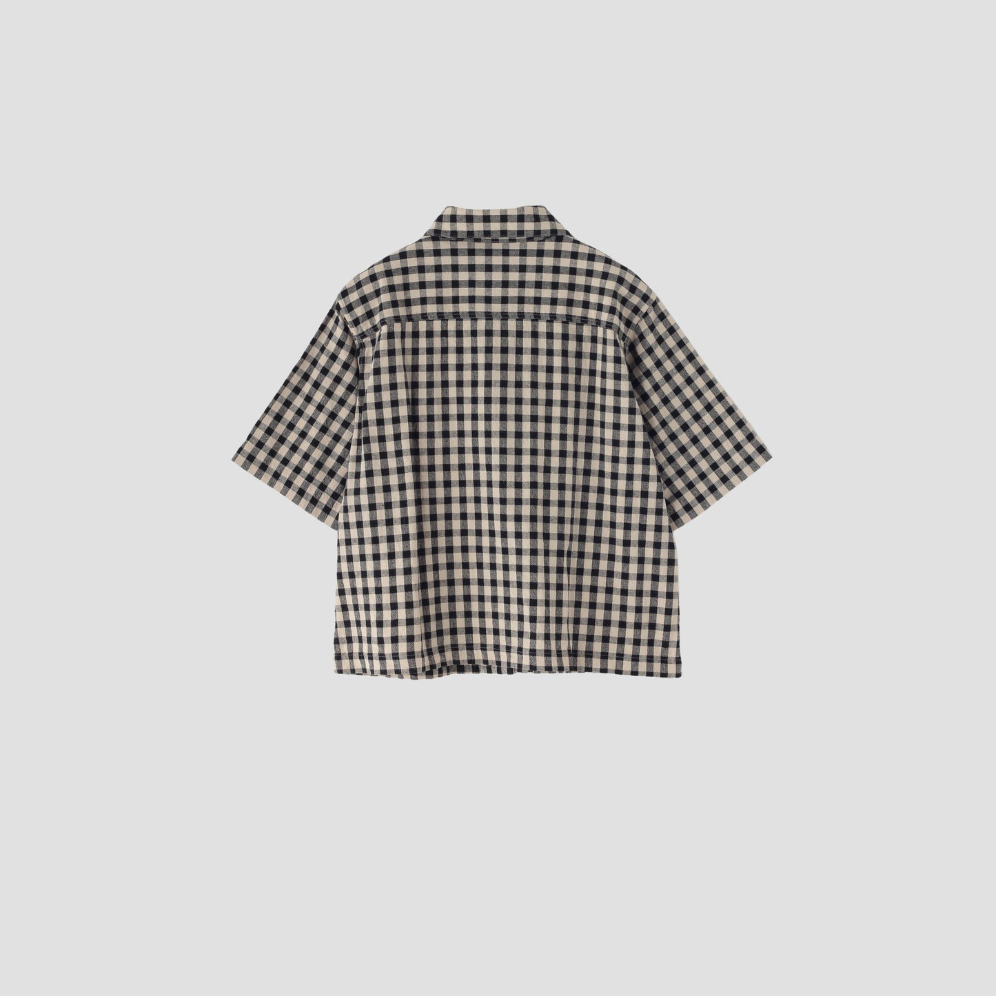 NATURAL COTTON GINGHAM SHIRT