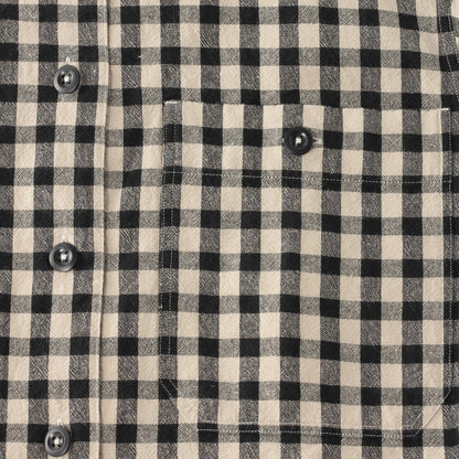 NATURAL COTTON GINGHAM SHIRT