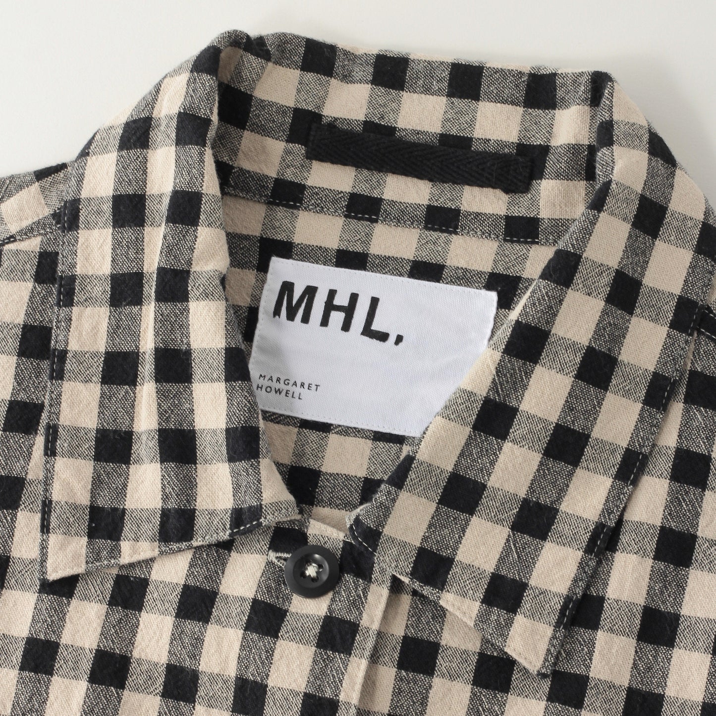 NATURAL COTTON GINGHAM SHIRT