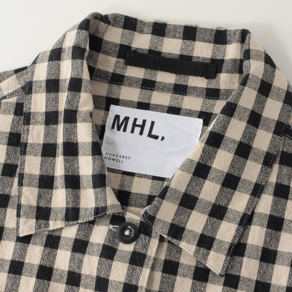 NATURAL COTTON GINGHAM SHIRT