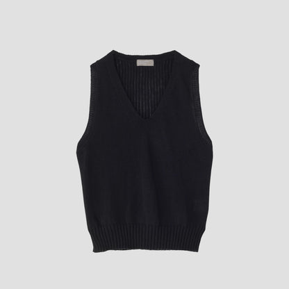 LINEN SLIPOVER KNIT