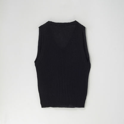 LINEN SLIPOVER KNIT