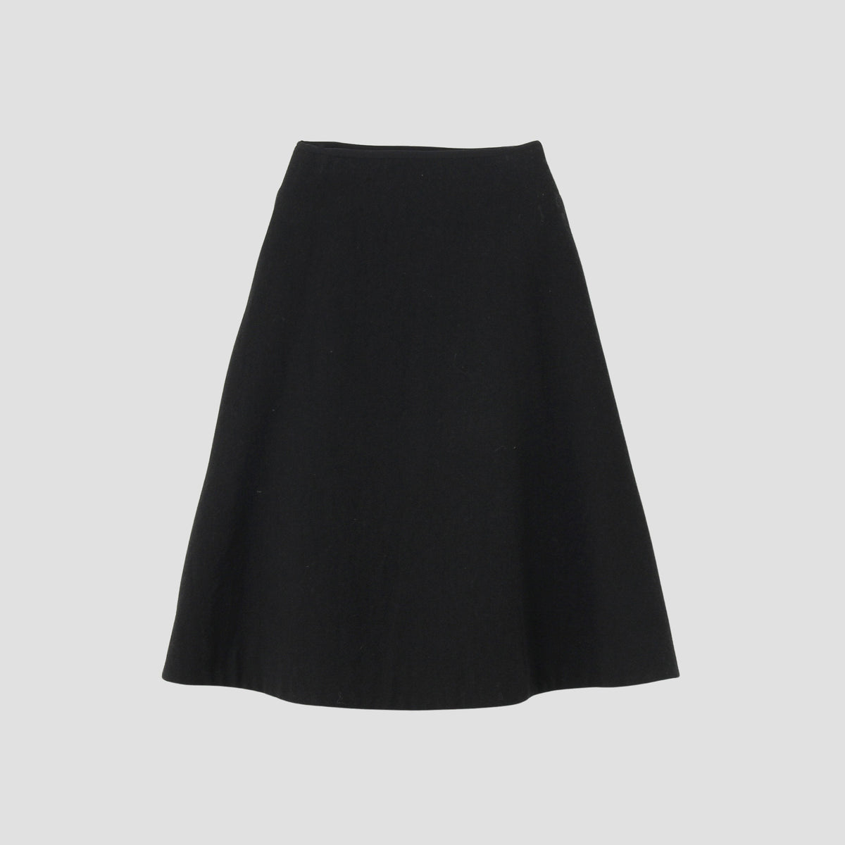 TINY HERRINGBONE WOOL SKIRT