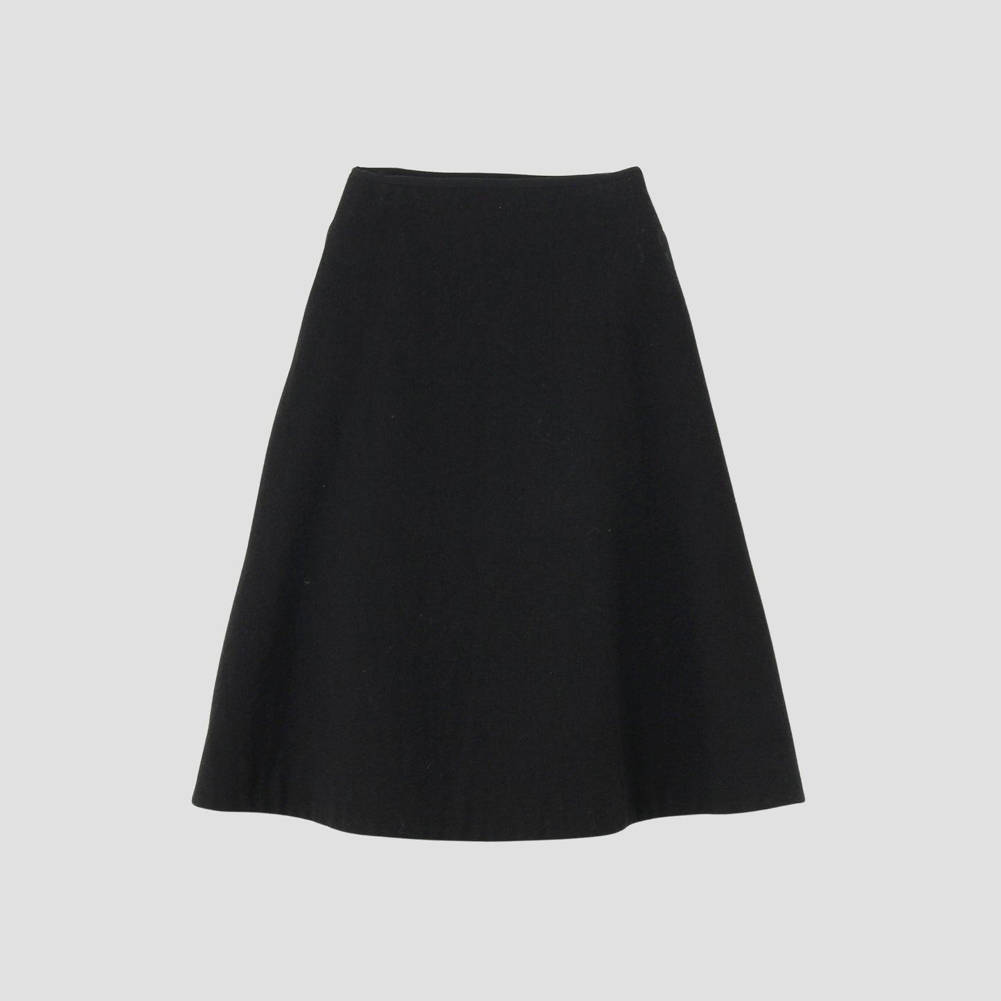 TINY HERRINGBONE WOOL SKIRT