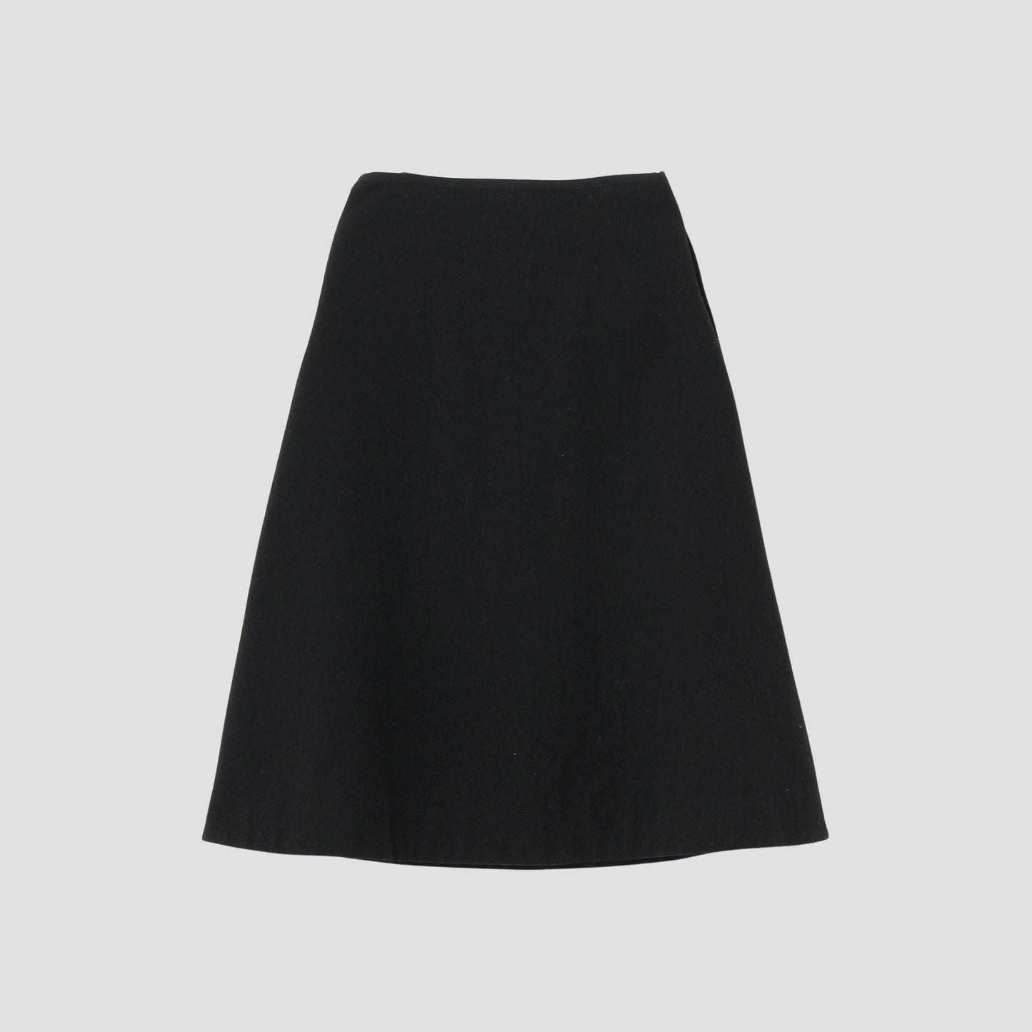 TINY HERRINGBONE WOOL SKIRT