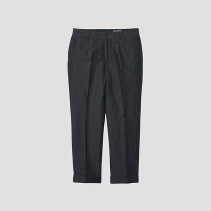 COTTON LINEN TWILL TROUSERS