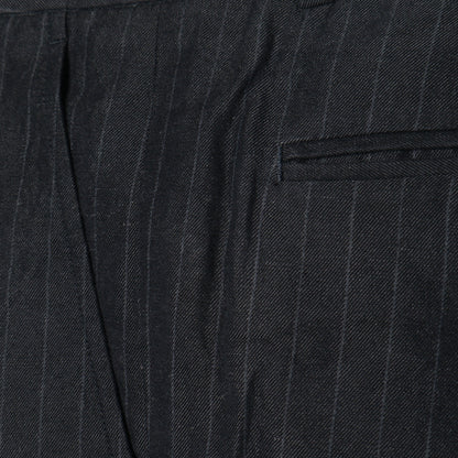 COTTON LINEN TWILL TROUSERS