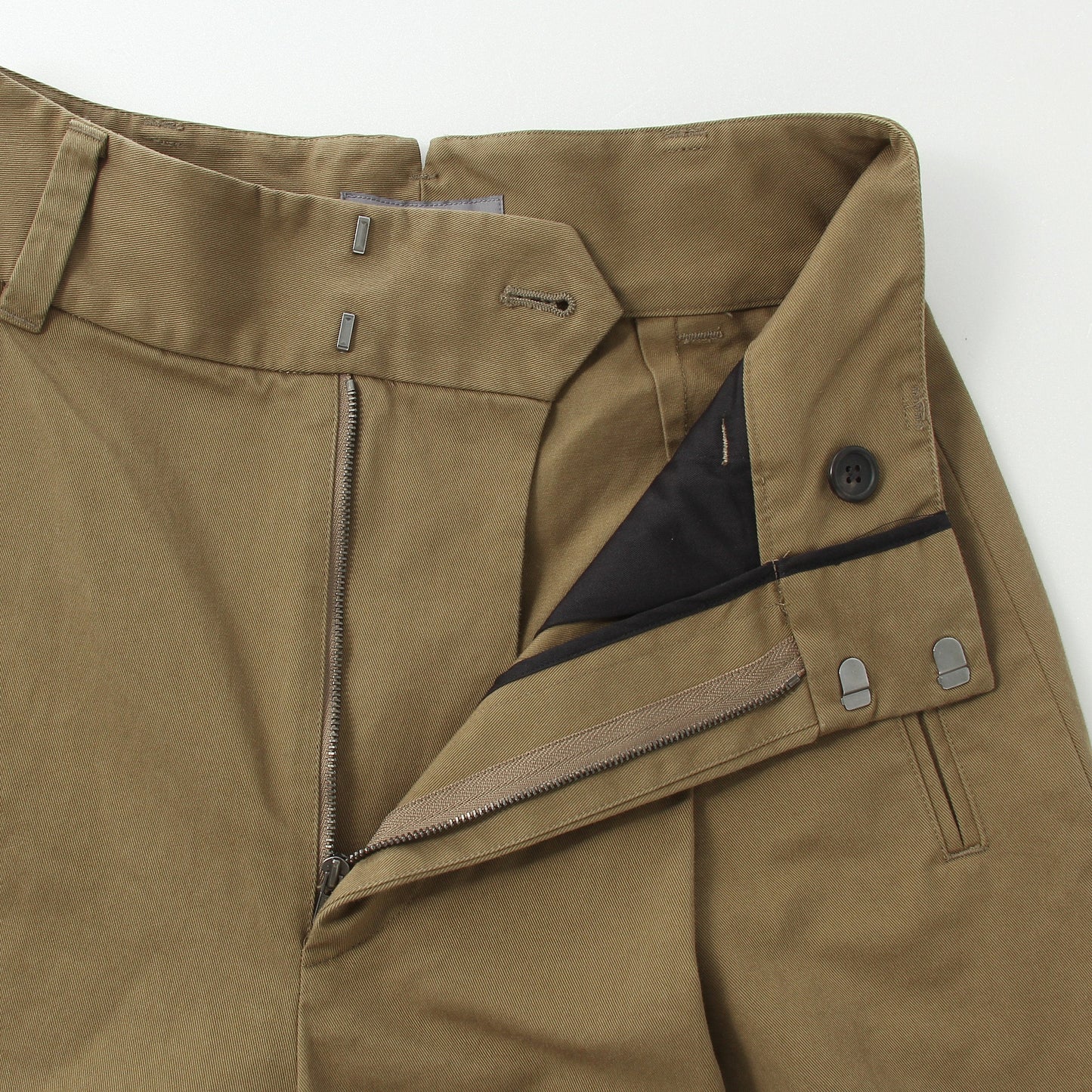 COTTON TWILL TROUSERS