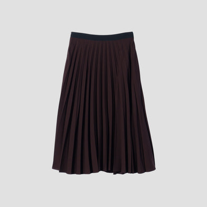 FINE WOOL GABARDINE SKIRT