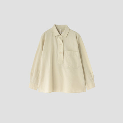 LIGHTWEIGHT COTTON LINEN SHIRT