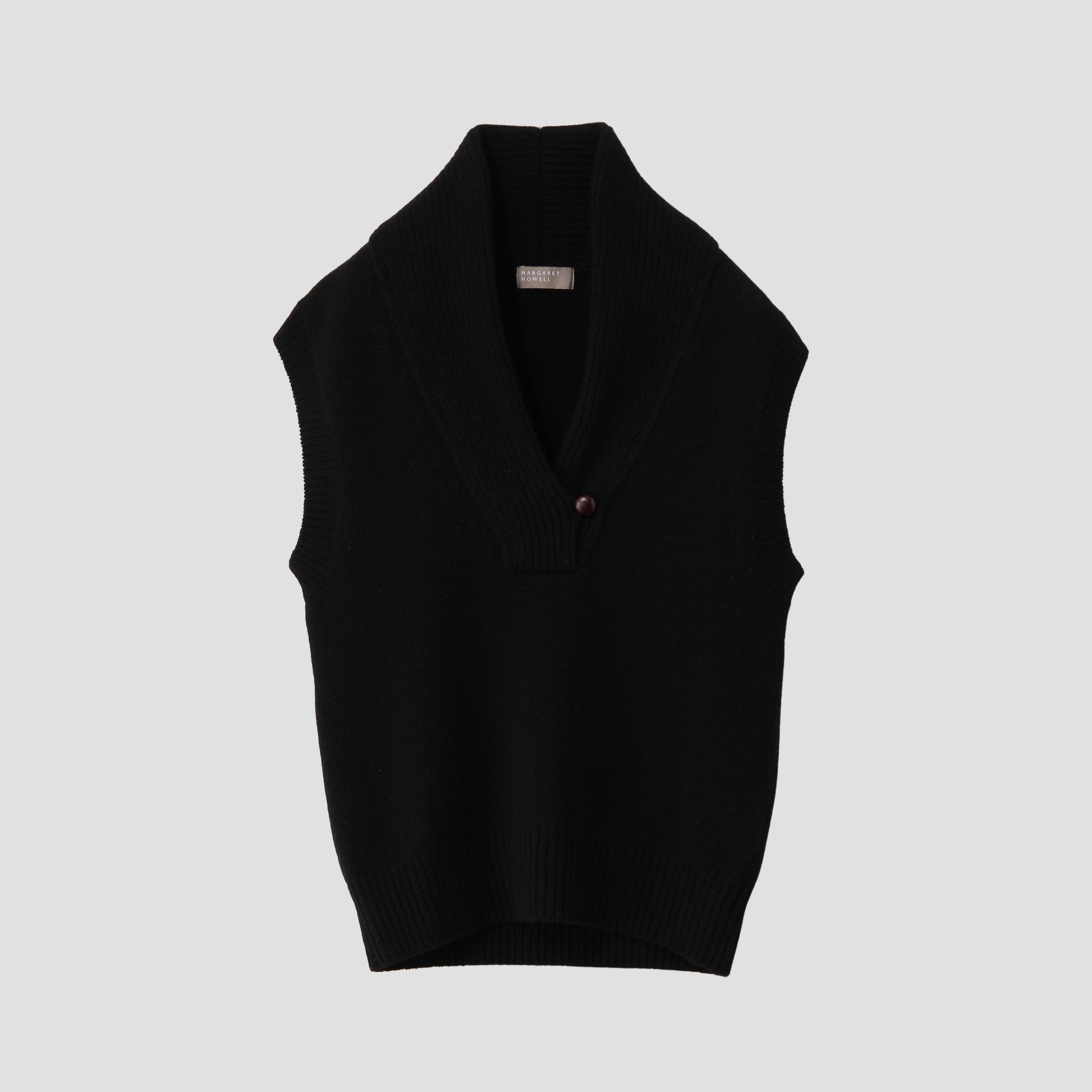 在庫一覧】MARGARET HOWELL SHAWL COLLAR VEST KNIT – ReLIKE
