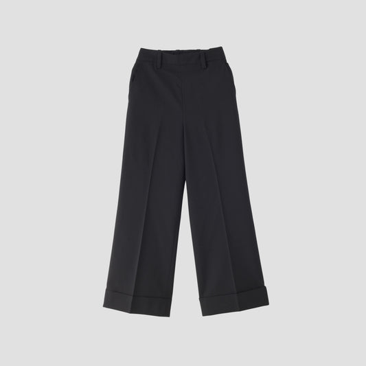 MATT WOOL TWILL TROUSERS