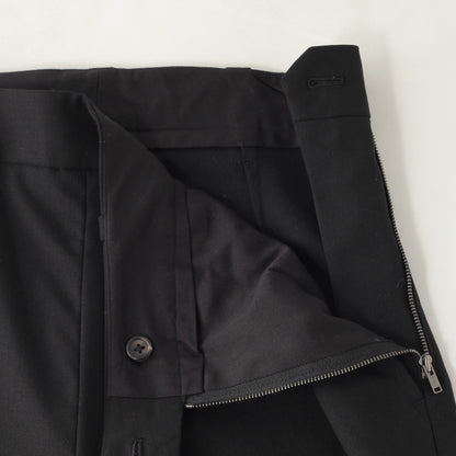 MATT WOOL TWILL TROUSERS
