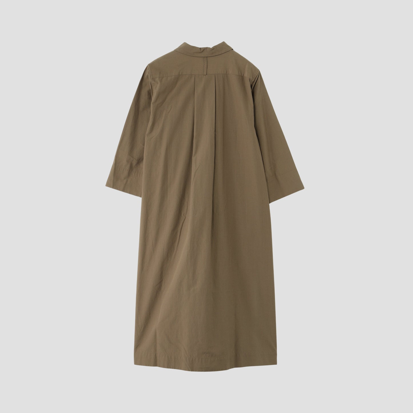 SILK COTTON POPLIN DRESS