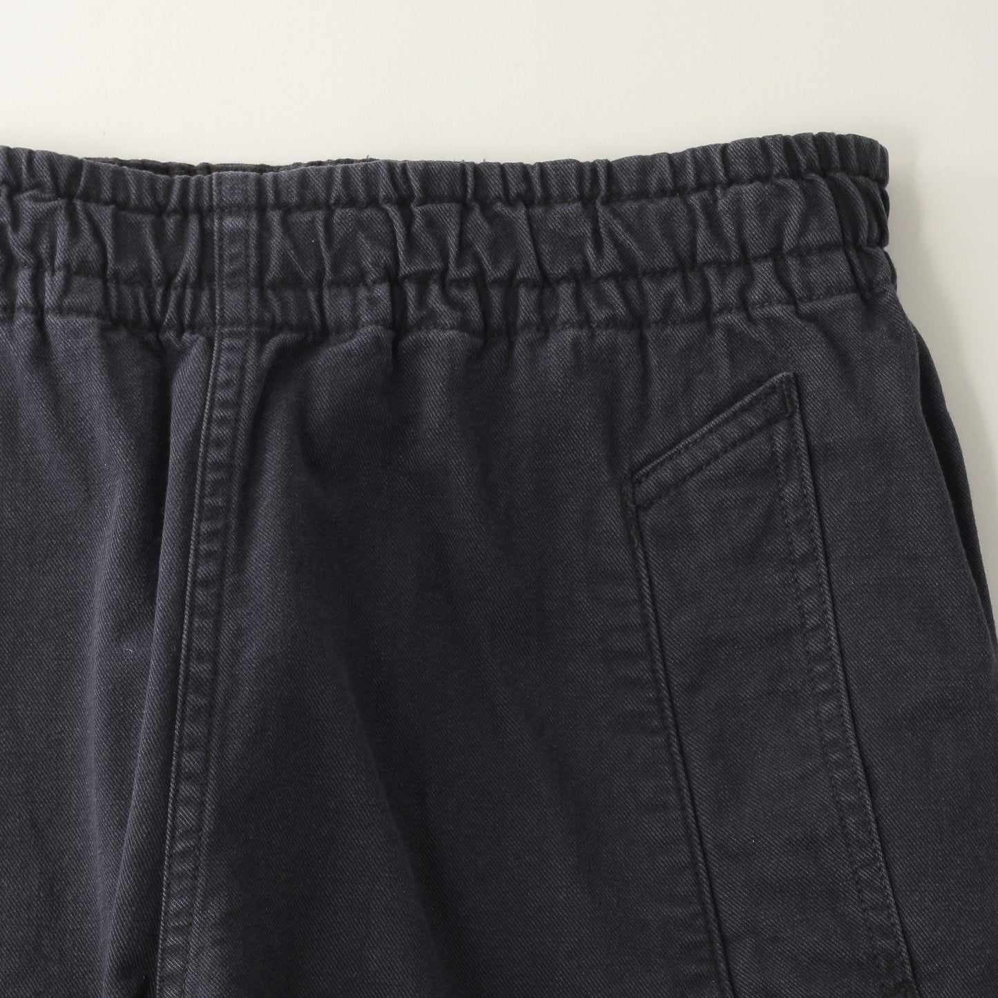 FADED COTTON TIWLL TROUSERS