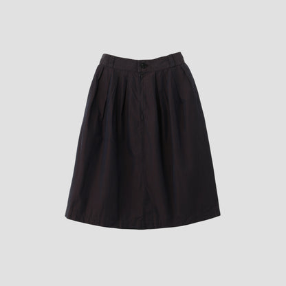 FINE COTTON CHAMBRAY SKIRT