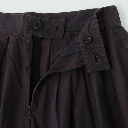 FINE COTTON CHAMBRAY SKIRT