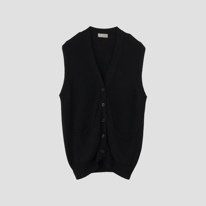 LINEN COTTON SILK SLIPOVER KNIT
