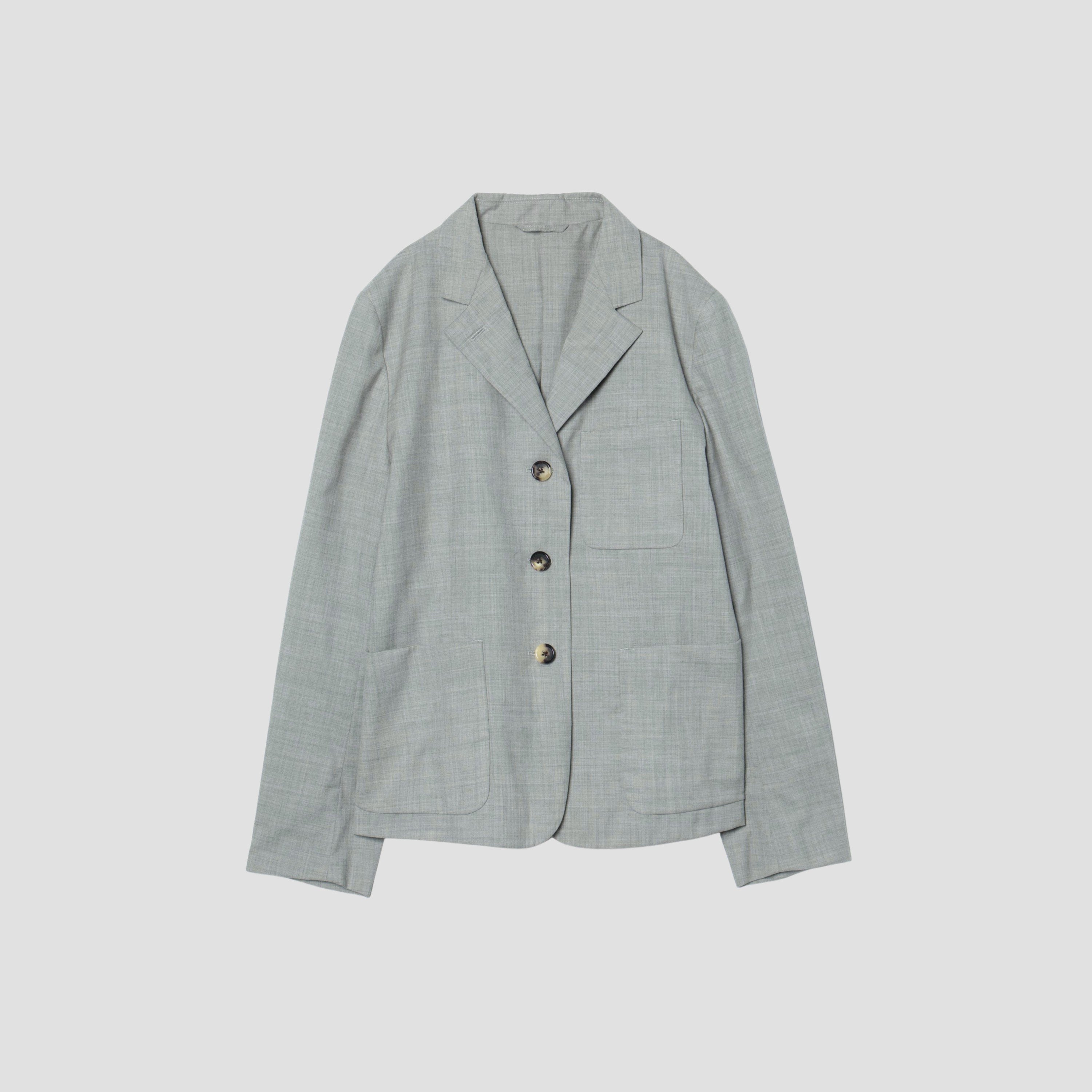MARGARET HOWELL | WOOL LINEN HOPSACK JACKET | ジャケット – ReLIKE